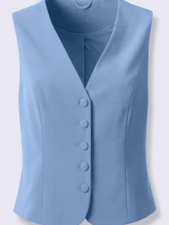 Creation L Vestes<Gilet de costume polyester recyclé