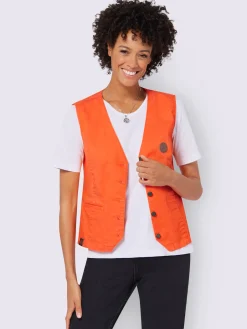 Collection L Vestes<Gilet en jean qualité coton