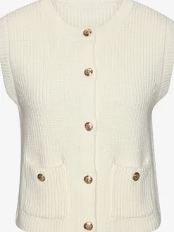 LASCANA Gilets Et Cardigans<Gilet en tricot boutons fonctionnels dorés