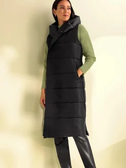 Rick Cardona Vestes<Gilet long à capuche