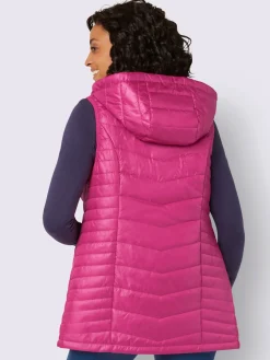 Collection L Vestes<Gilet long coupe longue tendance