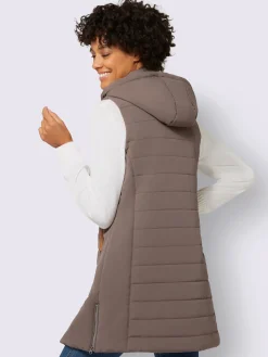 Collection L Vestes<Gilet long qualité matelassée