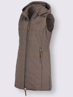 Collection L Vestes<Gilet long qualité matelassée