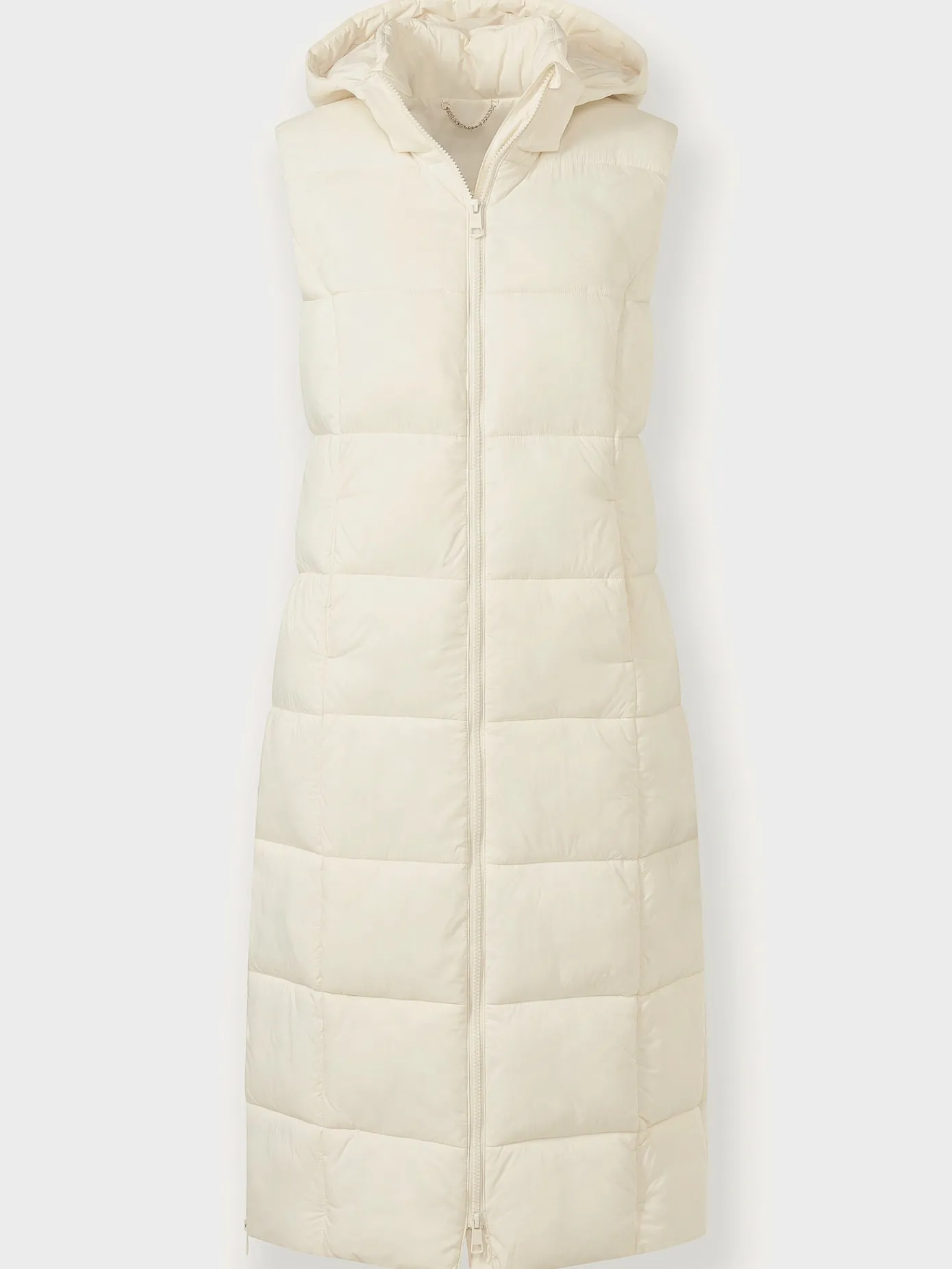 Rick Cardona Vestes<Gilet long zippé double curseur