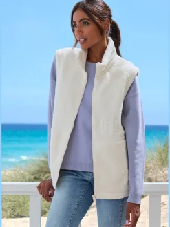 Elbsand Tenues De Détente<Gilet polaire à col haut