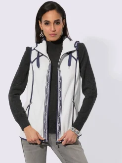 Creation L Tenues De Détente<Gilet polaire en polyester recyclé