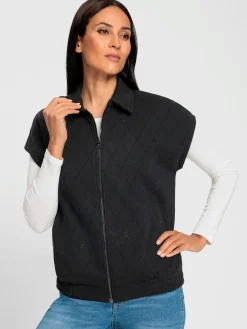 Rick Cardona Vestes<Gilet sweat motif losanges mode