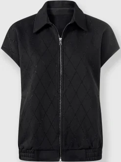 Rick Cardona Vestes<Gilet sweat motif losanges mode