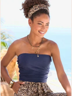 Buffalo T-Shirts<Haut bandeau encolure droite