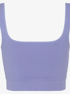 LASCANA Débardeurs<Haut court débardeur court sans coutures avec larges bretelles et encolure ronde