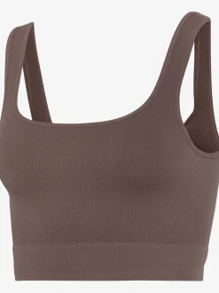 LASCANA Débardeurs<Haut court débardeur court sans coutures avec larges bretelles et encolure ronde