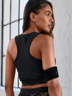 LASCANA ACTIVE Débardeurs<Haut court performance avec inscription 3d à la ceinture