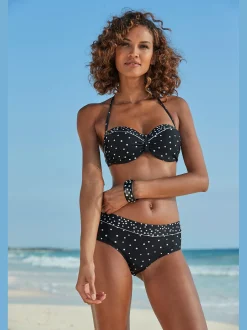LASCANA Maillots De Bain<Haut de bikini bandeau à armatures design classique et passepoil