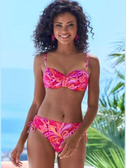 Vivance Maillots De Bain<Haut de bikini bandeau à armatures motif paisley