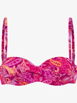 Vivance Maillots De Bain<Haut de bikini bandeau à armatures motif paisley