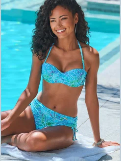 Sunseeker Maillots De Bain<Haut de bikini bandeau à armatures imprimé floral