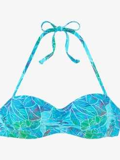 Sunseeker Maillots De Bain<Haut de bikini bandeau à armatures imprimé floral