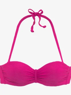 Sunseeker Maillots De Bain<Haut de bikini bandeau à armatures matière structurée aux couleurs tendances