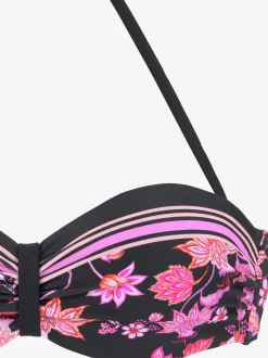 LASCANA Maillots De Bain<Haut de bikini bandeau à armatures imprimé floral tendance
