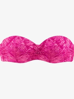 JETTE Maillots De Bain<Haut de bikini bandeau à armatures imprimé graphique