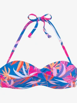 Buffalo Maillots De Bain<Haut de bikini bandeau à armatures motif floral – chaque pièce est unique