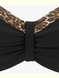 LASCANA Maillots De Bain<Haut de bikini bandeau à armatures détails léopard modernes