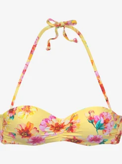 Sunseeker Maillots De Bain<Haut de bikini bandeau à armatures design floral tendance