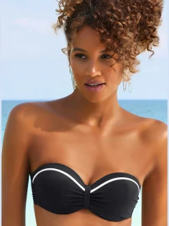 Vivance Maillots De Bain<Haut de bikini bandeau à armatures uni