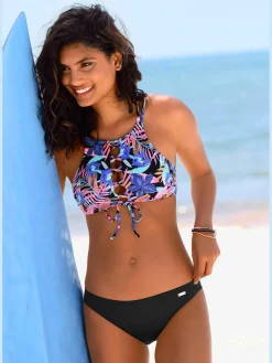 Bench. Maillots De Bain<Haut de bikini bustier bretelles doubles croisées au dos