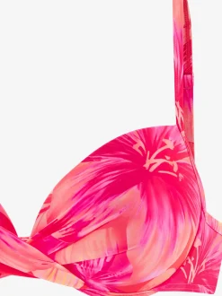s.Oliver Maillots De Bain<Haut de bikini push-up design floral tendance