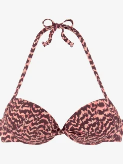 LASCANA Maillots De Bain<Haut de bikini push-up imprimé tendance