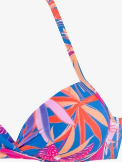 Buffalo Maillots De Bain<Haut de bikini push-up motif floral – chaque pièce est unique