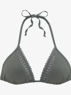 s.Oliver Maillots De Bain<Haut de bikini triangle bord découpé au laser tendance