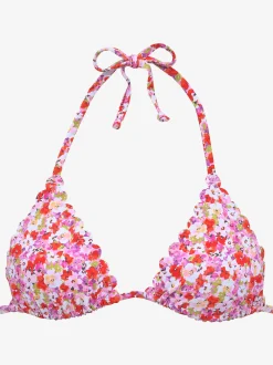 LASCANA Maillots De Bain<Haut de bikini triangle bords ondulés au laser