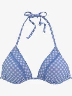 Buffalo Maillots De Bain<Haut de bikini triangle imprimé vichy moderne