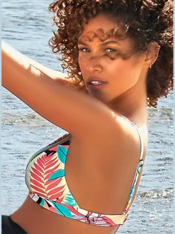 LASCANA ACTIVE Maillots De Bain<Haut de bikini triangle imprimé tropical