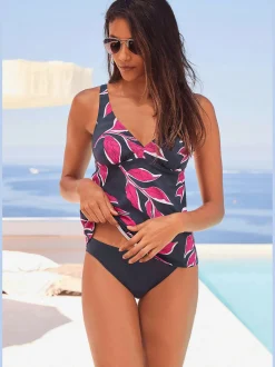 LASCANA Maillots De Bain<Haut de maillot de bain à armatures imprimé, effet de couleur différent pour chaque pièce