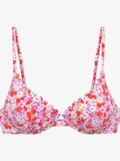 LASCANA Maillots De Bain<Haut de maillot de bain à armatures bords ondulés au laser