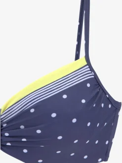 LASCANA Maillots De Bain<Haut de maillot de bain à armatures imprimé à pois et rayures
