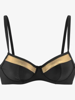 LASCANA Maillots De Bain<Haut de maillot de bain à armatures couleur unie avec empiècement couleur or
