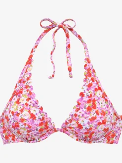 LASCANA Maillots De Bain<Haut de maillot de bain à armatures bords ondulés au laser