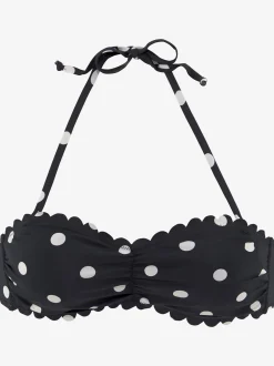 LASCANA Maillots De Bain<Haut de maillot de bain bandeau design tendance avec bordure cocotte