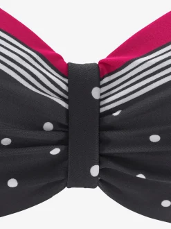 LASCANA Maillots De Bain<Haut de maillot de bain bandeau mélange élégant de rayures et de pois