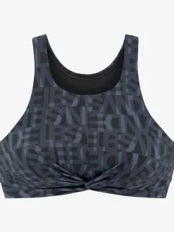 Elbsand Maillots De Bain<Haut de maillot de bain court imprimé tendance