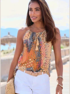 Buffalo T-Shirts|Débardeurs<Haut de plage débardeur d'été imprimé