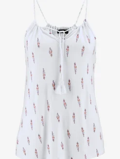 LASCANA T-Shirts|Débardeurs<Haut de plage imprimé sur toute la surface avec petits ornements