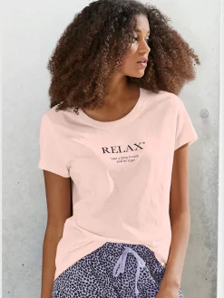 Vivance Dreams Pyjamas<Haut de pyjama court imprimé devant