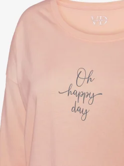 Vivance Dreams Pyjamas<Haut de pyjama t-shirt à manches longues avec imprimé devant