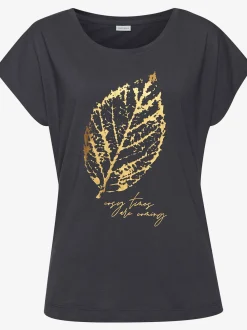 LASCANA Pyjamas<Haut de pyjama t-shirt avec imprimé feuille