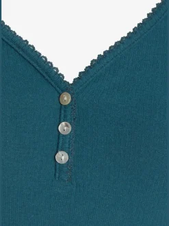 s.Oliver Pyjamas<Haut de pyjama t-shirt côtelé ultra-doux